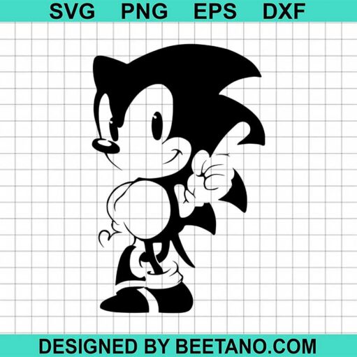 Sonic SVG cut files, Sonic SVG, Sonic The Hedgehog SVG