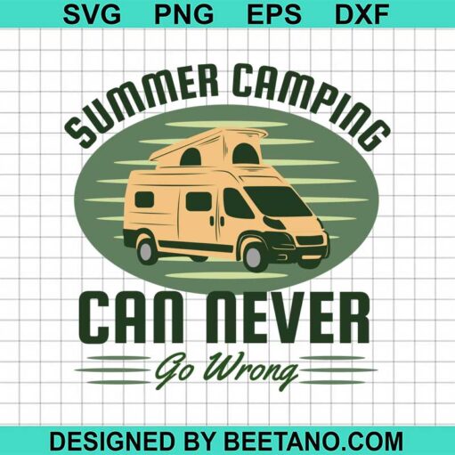 Summer camping SVG