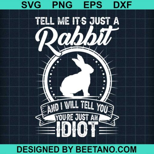 Rabbit funny quotes SVG