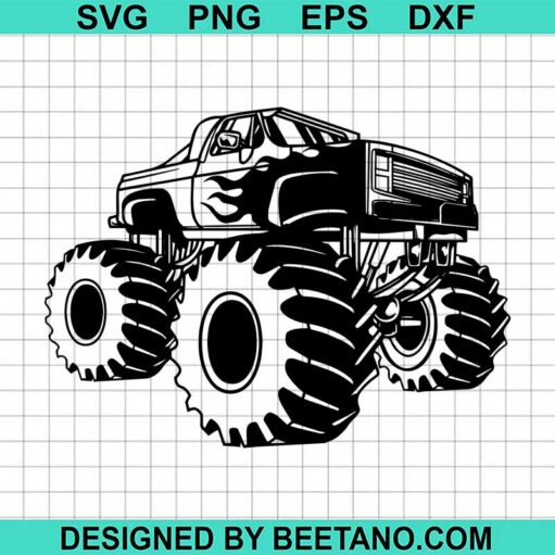 Monster truck SVG