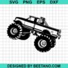 Monster Truck Silhouette Svg