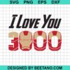 I Love You 3000 Svg