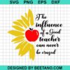 The Influence Of A Good Teacher Can Never Be Erased Svg