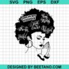 Afro Woman Praying Svg
