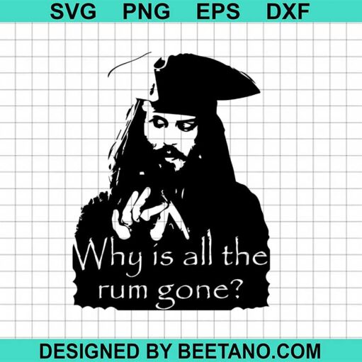 Why Is All The Rum Gone Svg