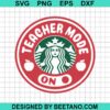 Teacher Mode Coffee Logo Svg