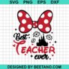 Minnie Best Teacher Ever Svg