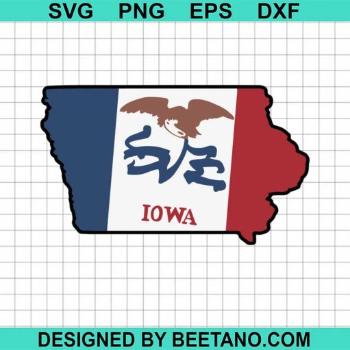 Iowa Flag Svg