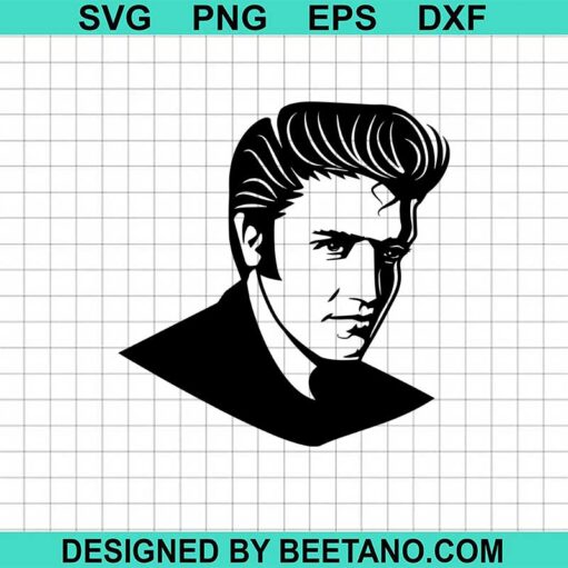 Elvis Presley Face Svg