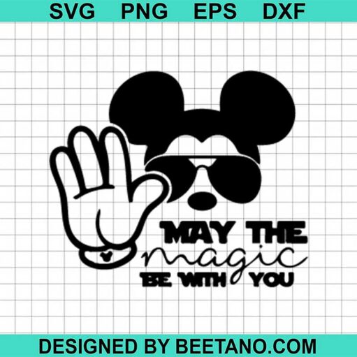 May The Mickey Be With You Svg