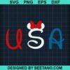 Usa Minnie Mouse Svg