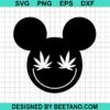 Mickey Mouse Weed SVG, Disney Weed SVG, Weed SVG