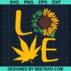 Sunflower Weed Love Svg