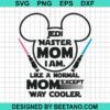 Mickey Jedi Master Mom Svg