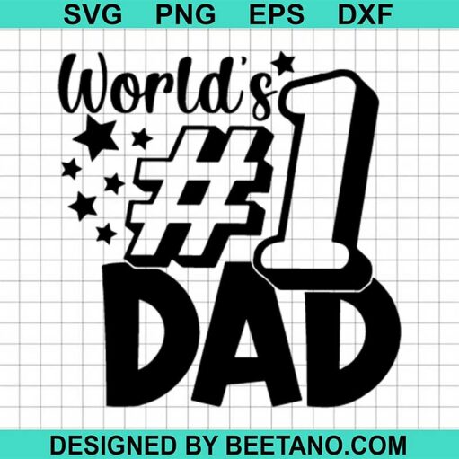 World'S #1 Dad Svg