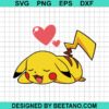 Pikachu Love Svg