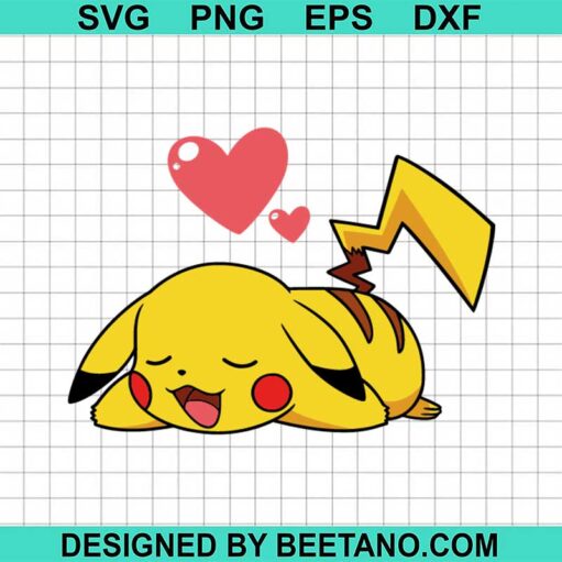 Pikachu Love Svg