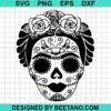Frida Kahlo Skull Svg