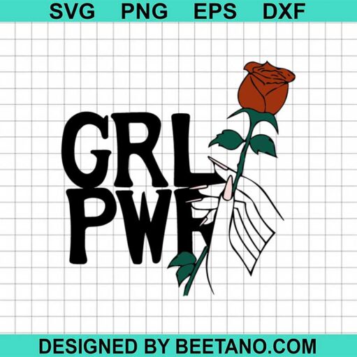 Floral Grl Pwr Svg