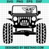 Baby Yoda Jeep Svg