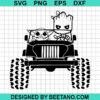Groot And Baby Yoda Driving Jeep Svg