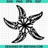 Zentangle Starfish Svg
