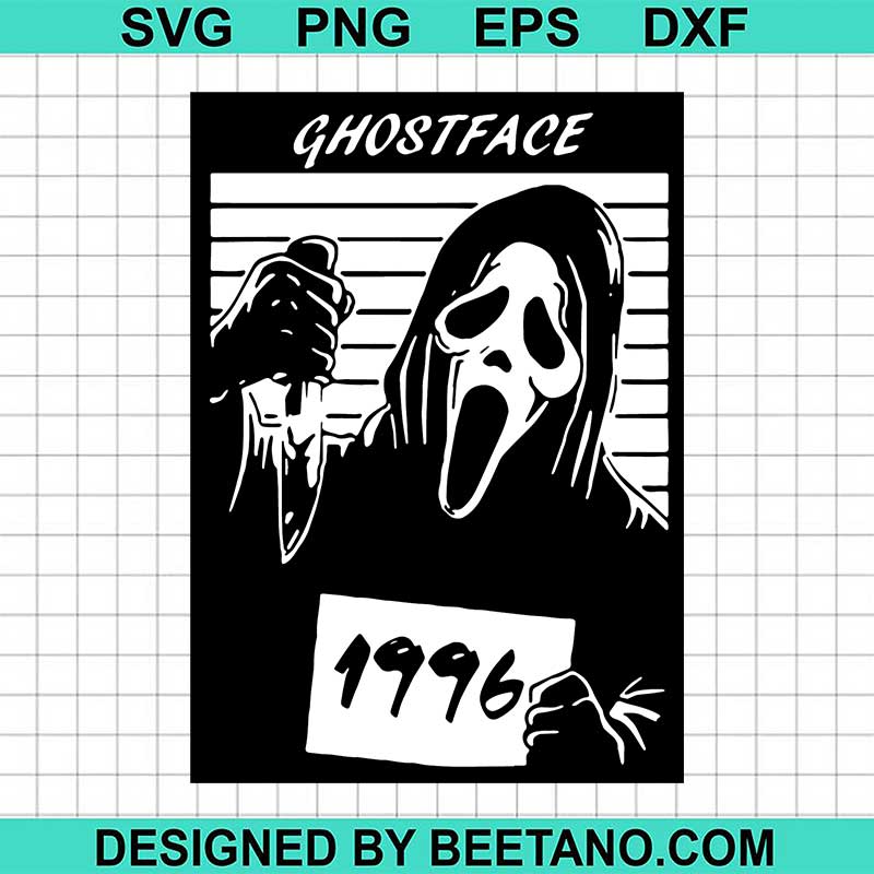 Ghostface Scream1996 Svg Ghostface Scream Svg Horror Character Svg