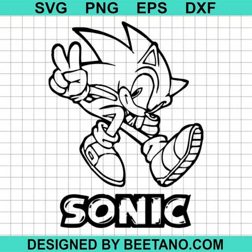Sonic The Hedgehog Svg