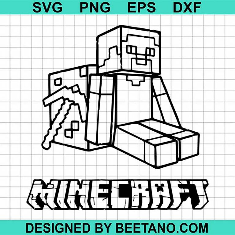 Minecraft Game SVG, Minecraft Characters SVG, Minecraft Steve SVG