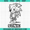 Sonic Cartoon Svg