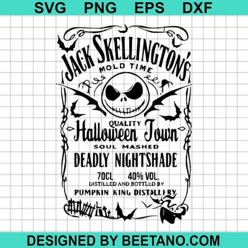 Jack Skellington's Halloween Town SVG