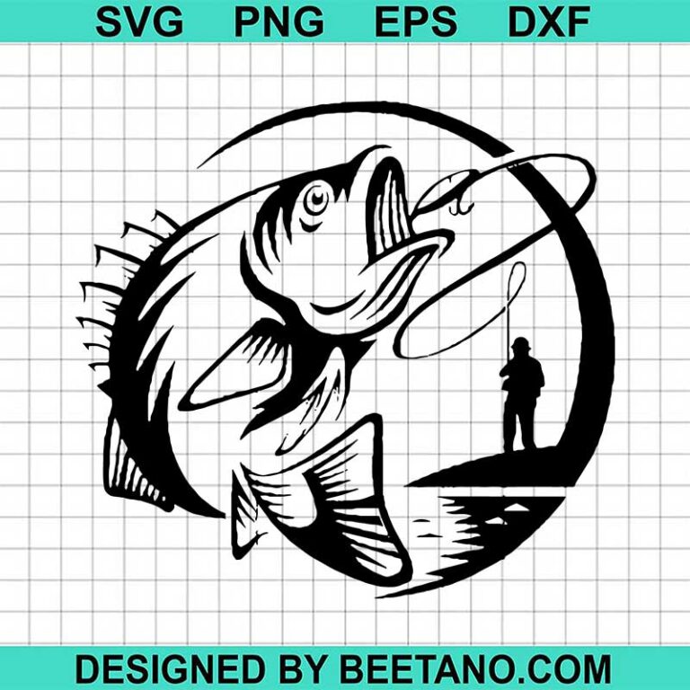 Fishing Dad SVG, Daddy’s Fishing SVG, Fisherman SVG