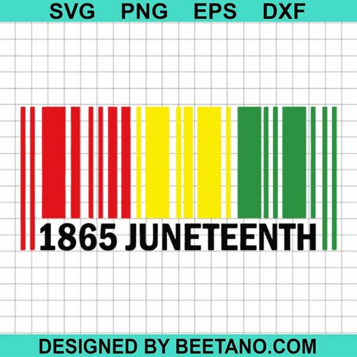 1865 Juneteenth Svg