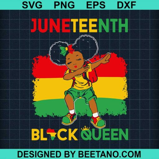 Dabbing Black Queen SVG