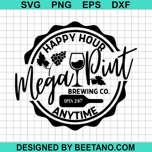 Mega Pint Happy Hour SVG