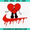 Bad Bunny Heart Svg