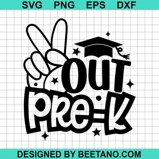 Peace Out Pre K Svg