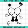 Bad Bunny Sad Heart Svg