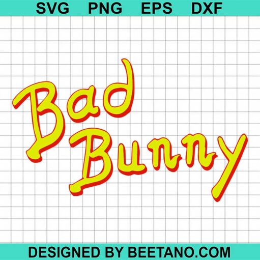 Bad Bunny Logo New Album SVG