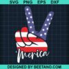 Merica Peace Sign Svg