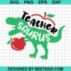 Teacher Saurus Svg