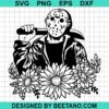 Sunflower Jason Voorhees Svg