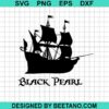 Black Pearl Ship Svg