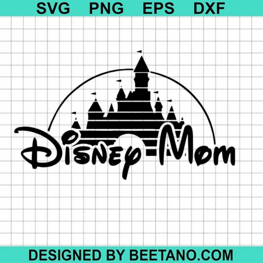 Disney Mom Castle Svg