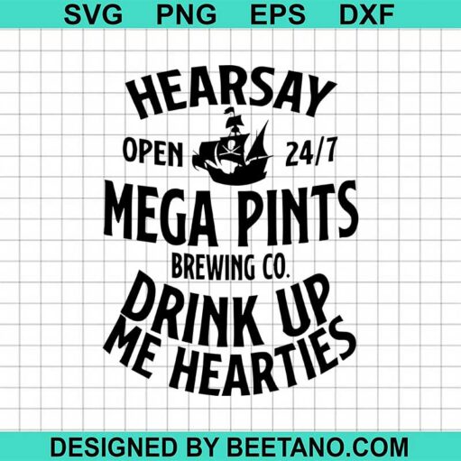 Hearsay Mega Pint Brewing Company Svg