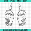 Feminist Middle Finger Svg