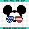 Mickey 4Th Of July Sunglasses Svg