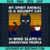 My Spirit Animal Is A Grumpy Cat Svg