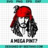 Jack Sparrow A Mega Pint Svg