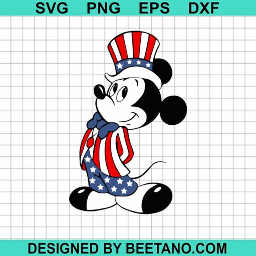 Independence Mickey Mouse SVG